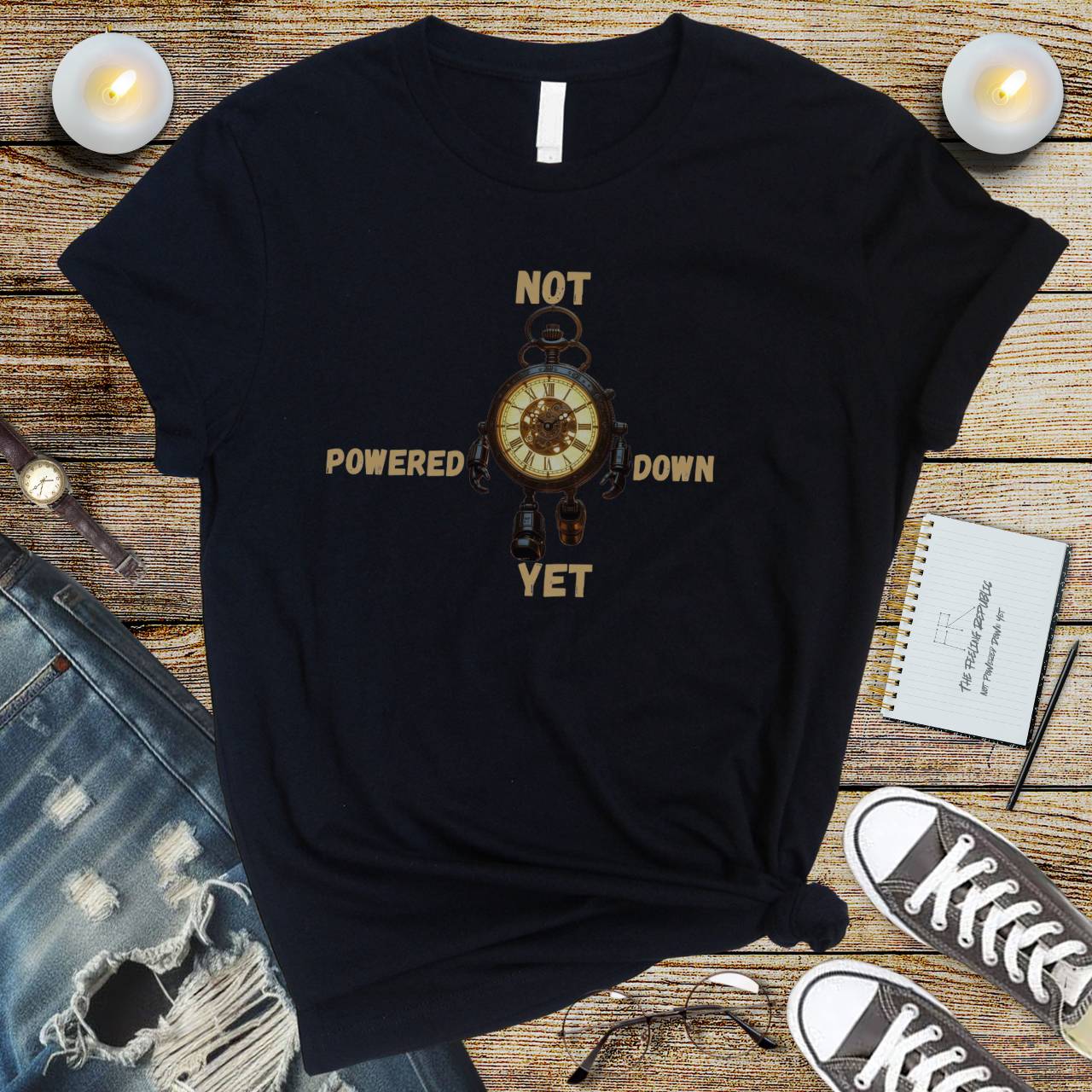 Not Powered Down Yet Tee