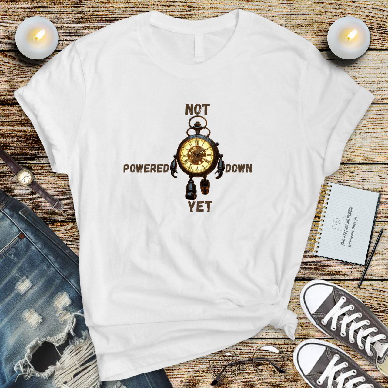 Not Powered Down Yet Tee