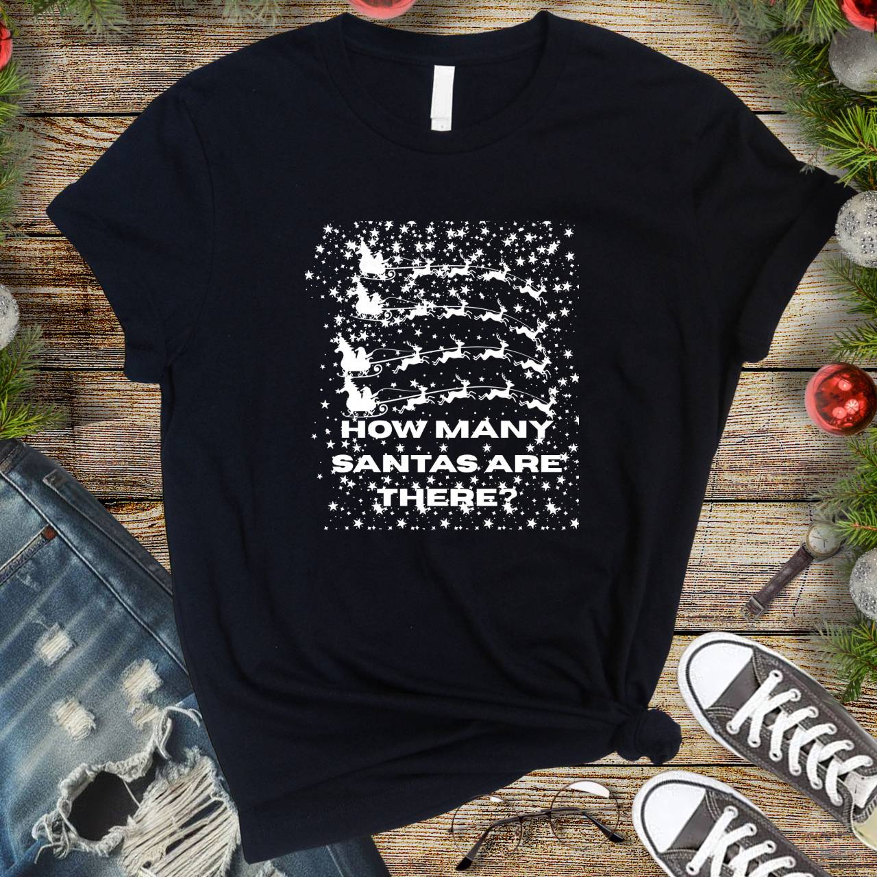 How many Santas Are There Tee