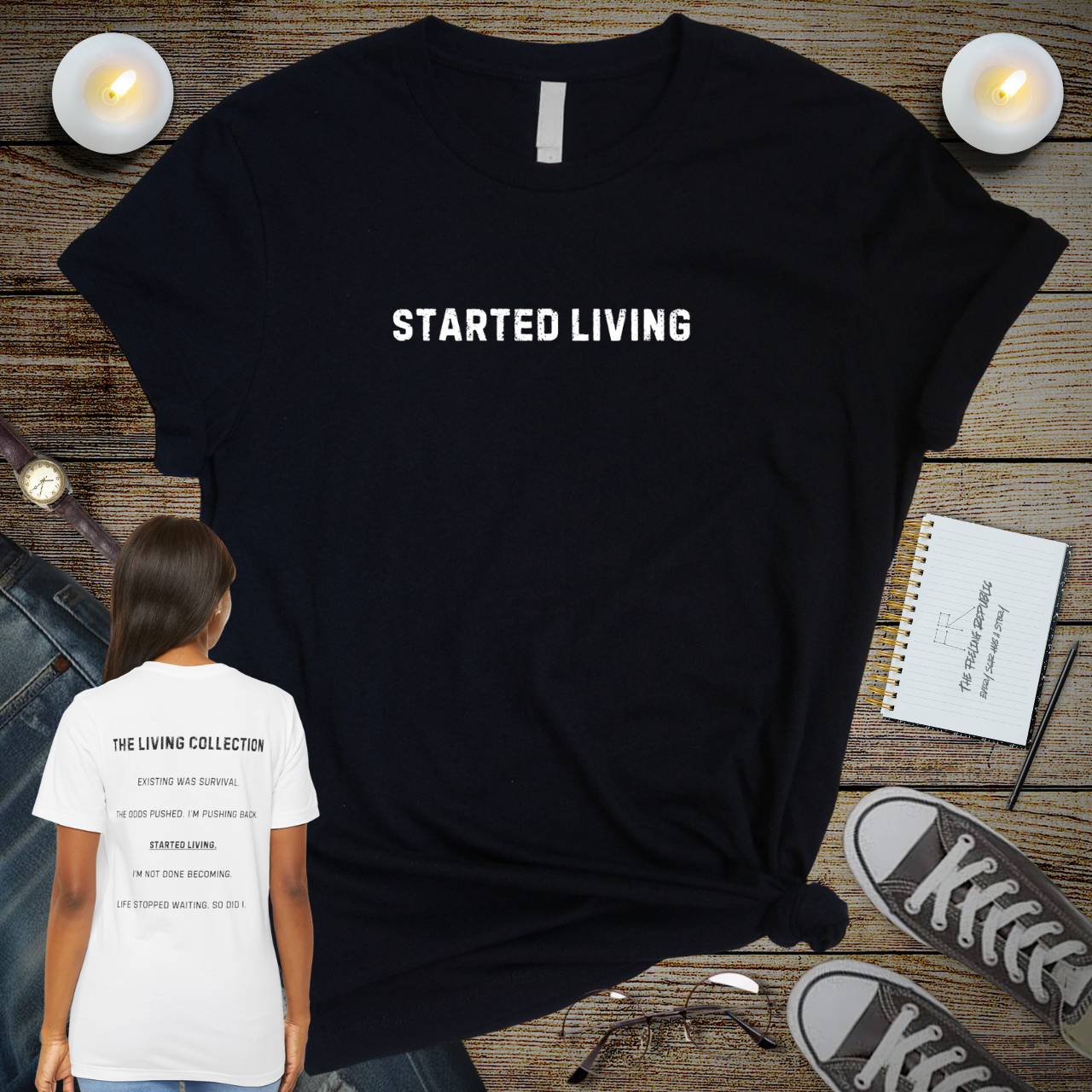 Started Living Tee