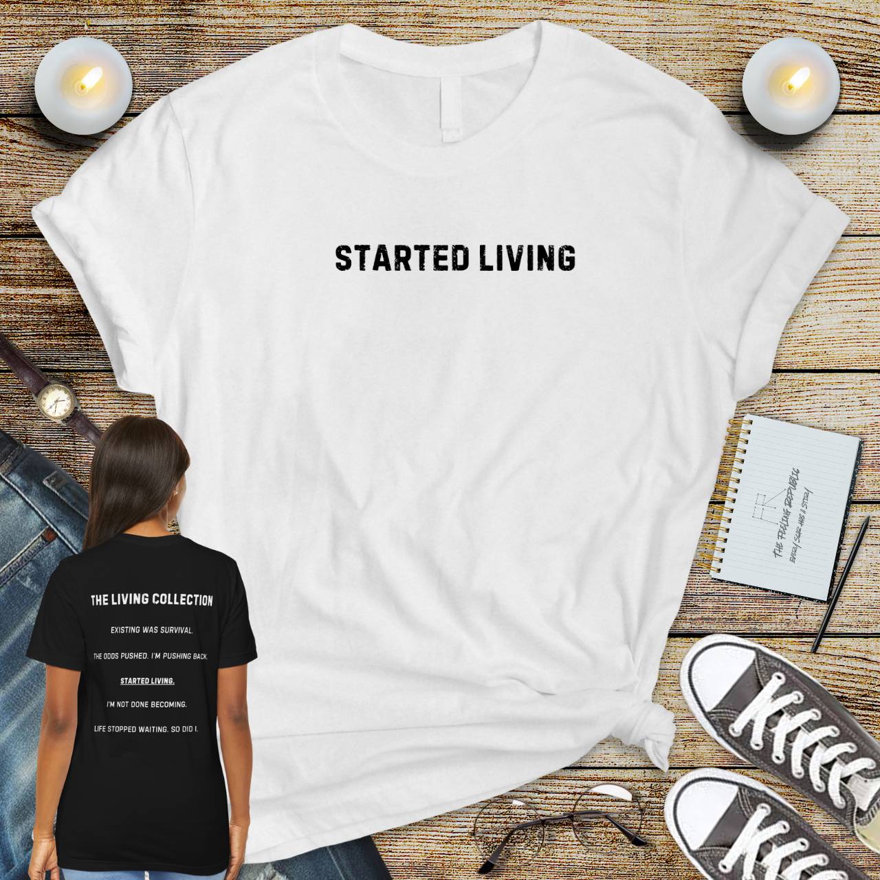 Started Living Tee